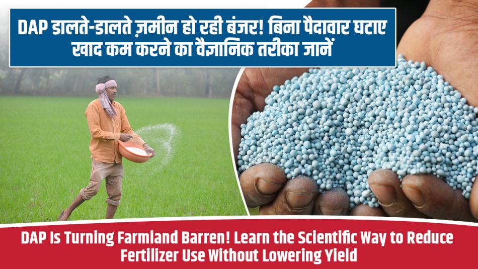 DAP Is Turning Farmland Barren! Learn the Scientific Way to Reduce Fertilizer Use Without Lowering Yield