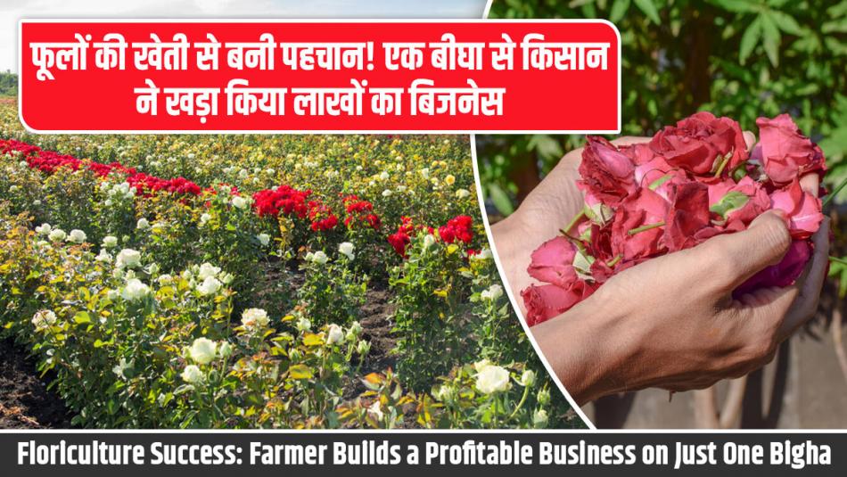 Floriculture Success: Farmer Builds a Profitable Business on Just One Bigha Floriculture Success: Farmer Builds a Profitable Business on Just One Bigha